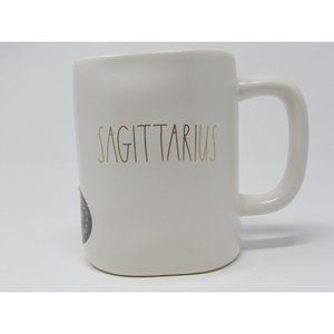 White Sagittarius Mug Gold Writing Zodiac Constellation Rae Dunn by Magenta 